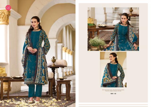 Belliza noor-e-ishq cotton dress materials wholesale